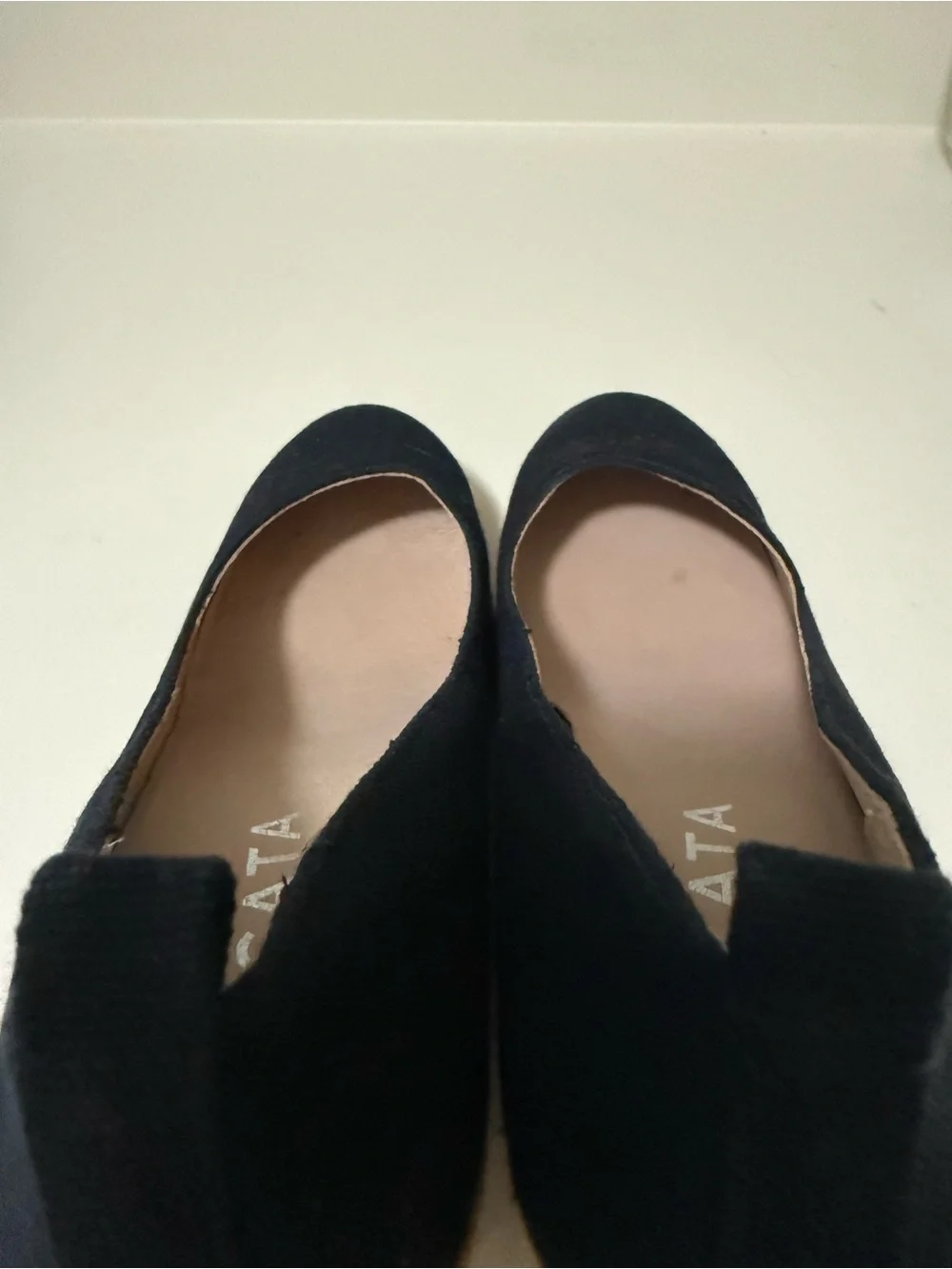 Viscata Black Espadrille Wedge Pumps for Women